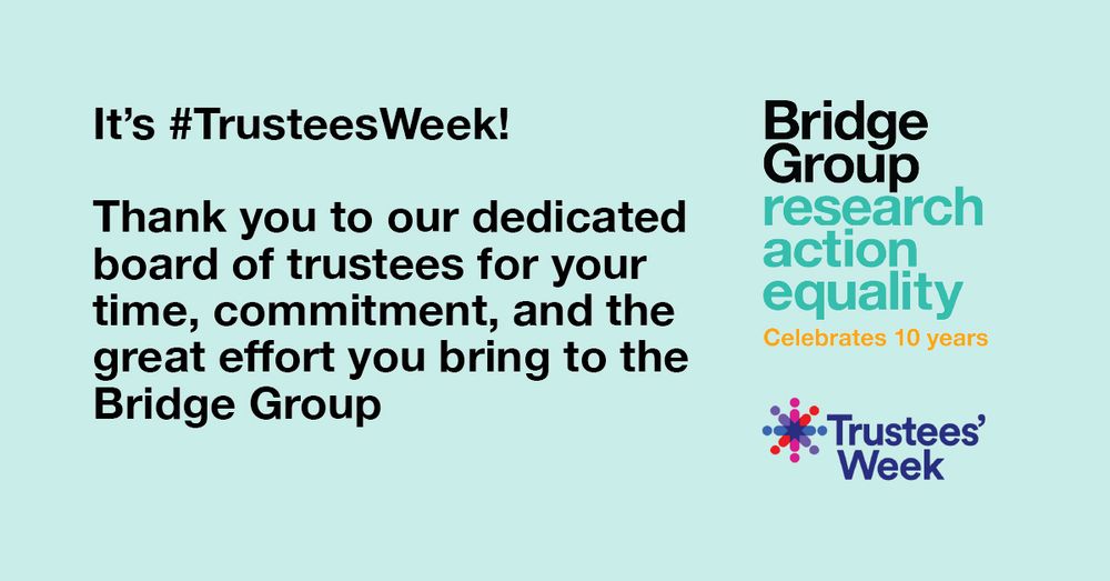 It's #TrusteesWeek!
Thank you to our dedicated board of trustees for your time, commitment, and the great effort you bring to the Bridge Group