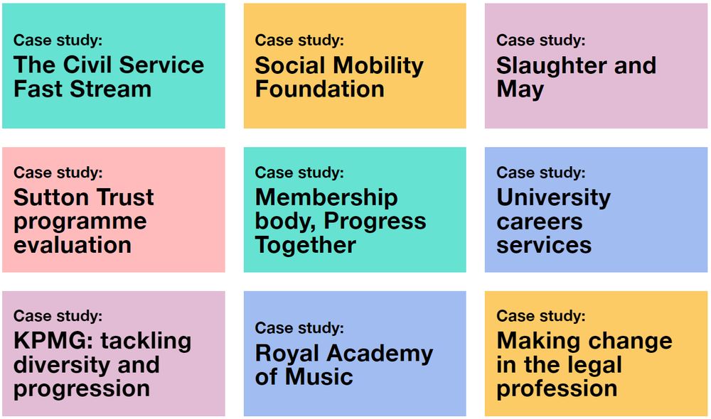 A graphic showing a selection of some of the case studies that are on our website.
