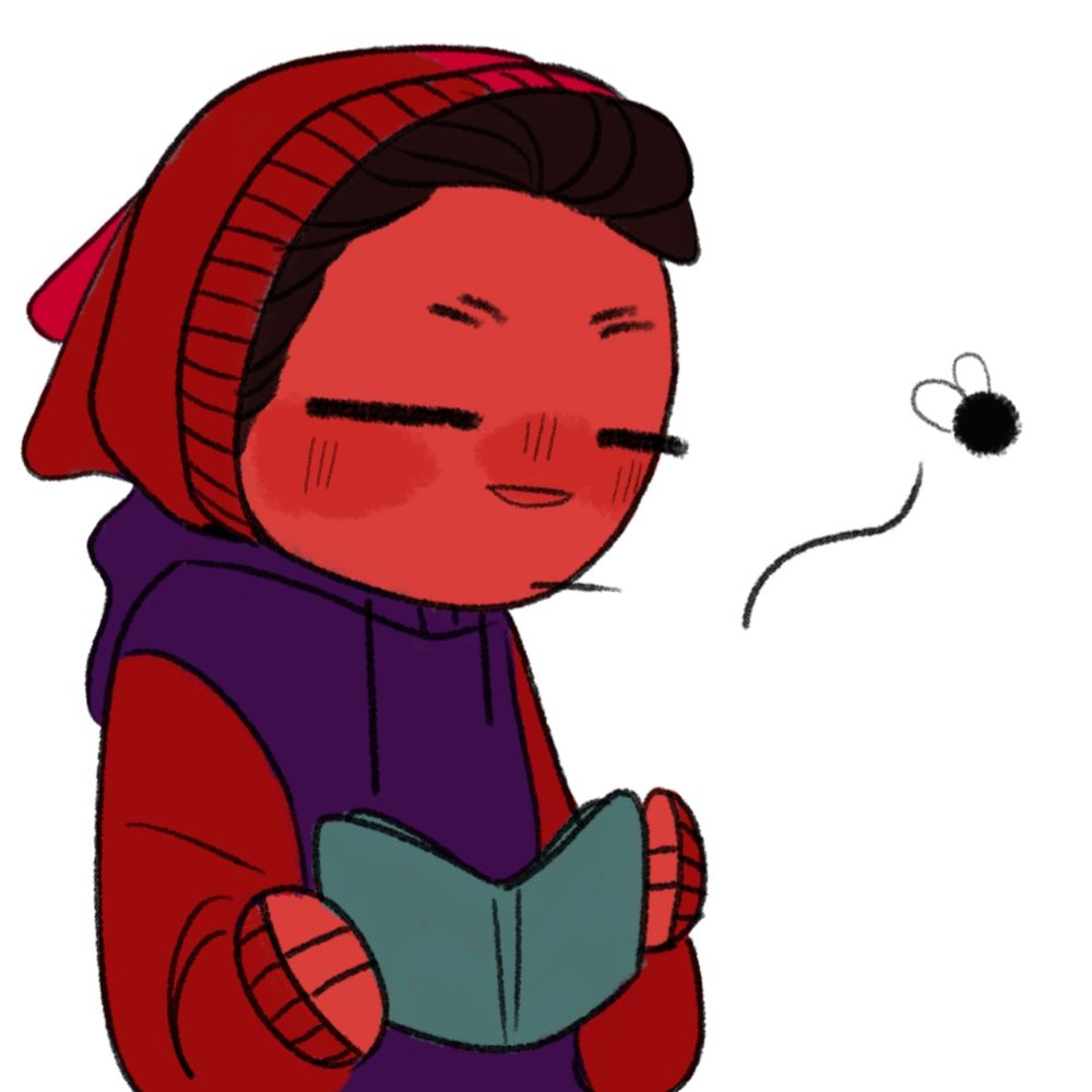 A doodle of a man opening his empty wallet, a fly idly flying out. 