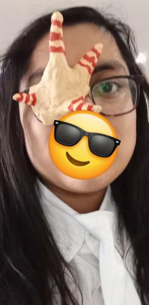 Me dressed as Coral Glasses