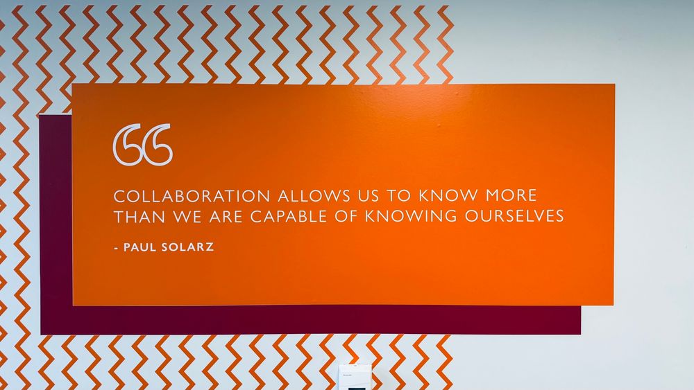 ‘Collaboration allows us to know more than we are capable of knowing ourselves.’ Paul Solarz. 