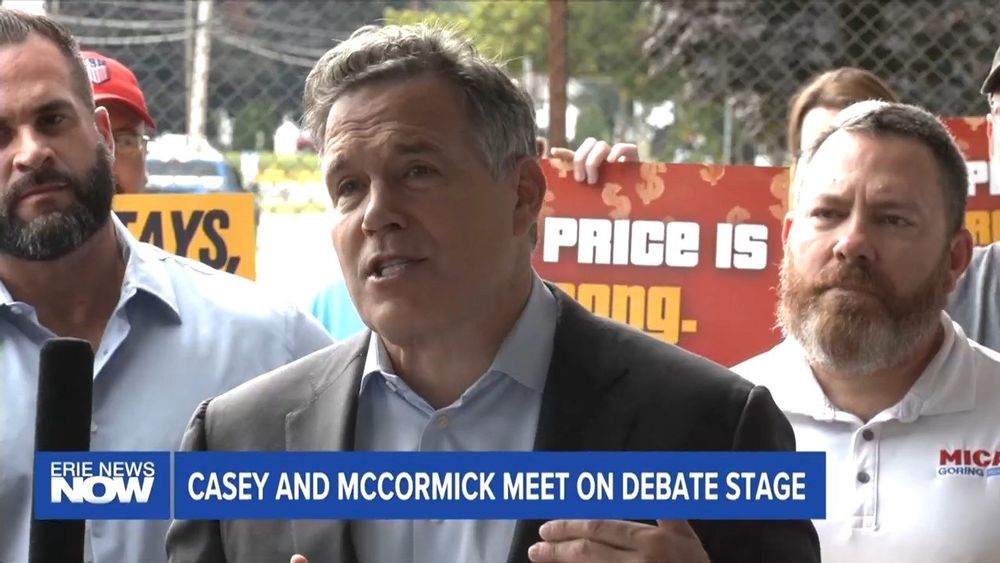 Sen. Bob Casey and Dave McCormick Meet on the Debate Stage