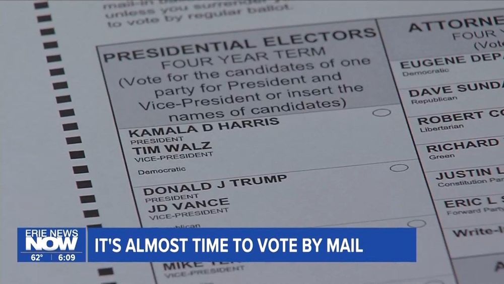 Erie County Mail In Ballots Should Arrive at Your Door Next Week