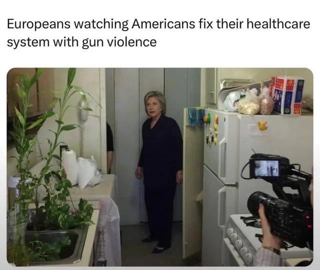 Europeans watching Americans fix their healthcare system with gun violence