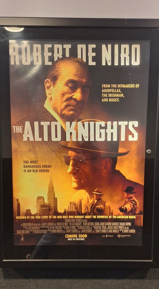 Movie poster for the new Robert De Niro movie "The Alto Knights."