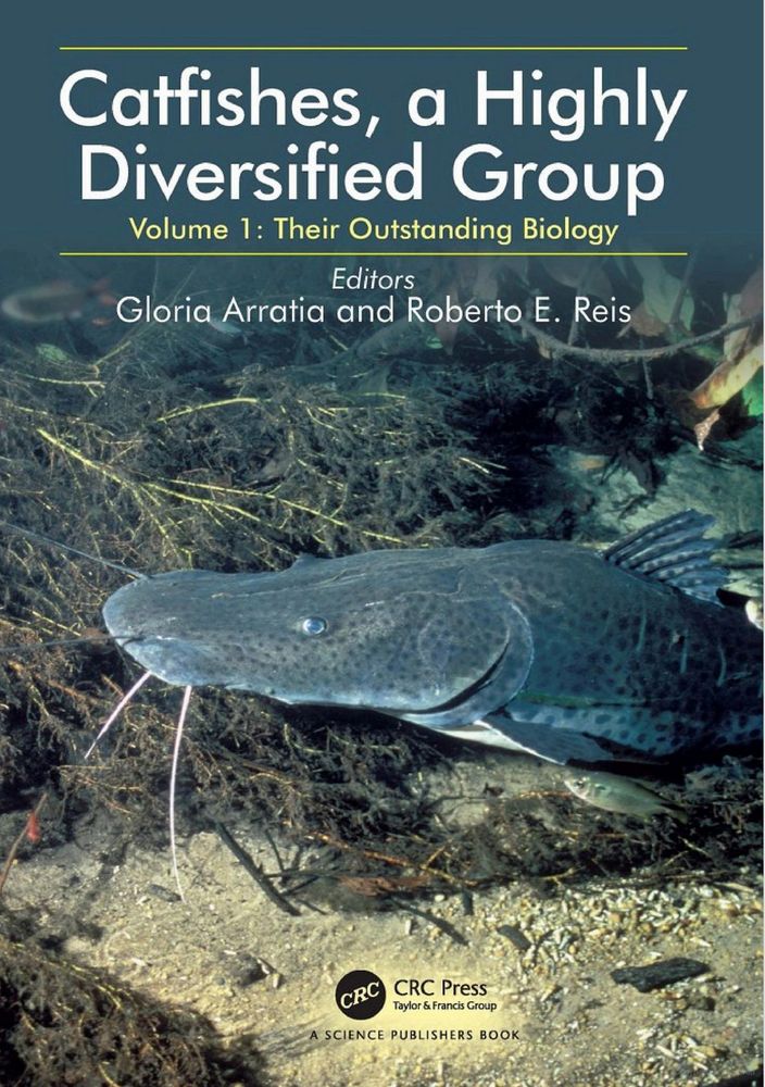 cover of "Catfishes, a Highly Diversified Group" showing a catfish swimming