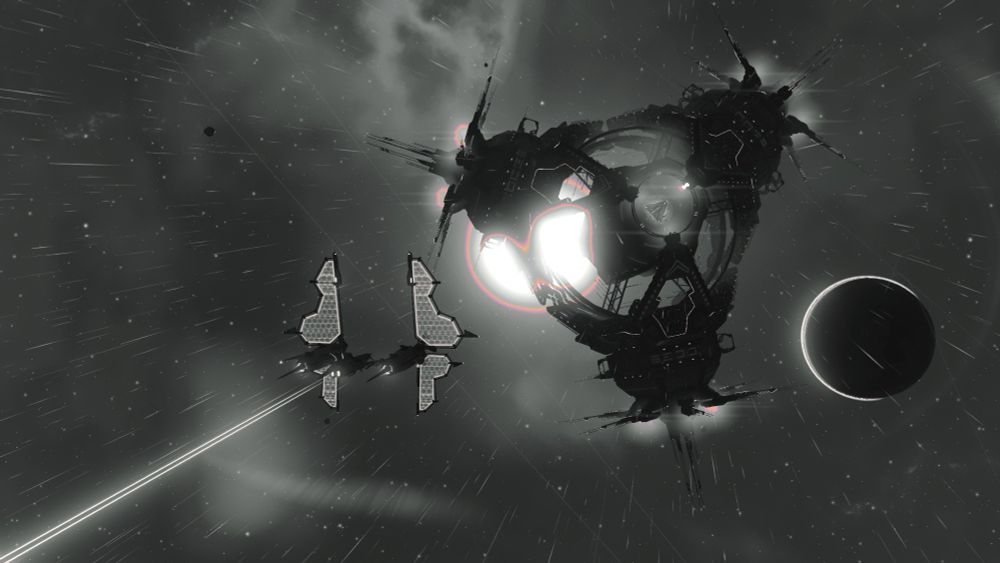 approaching a space station with my ship