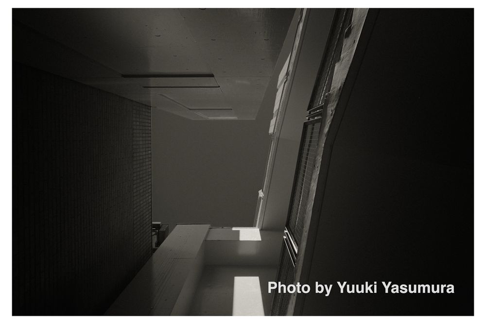 Blue Sky Visible from the Building, Tokyo in 2025.