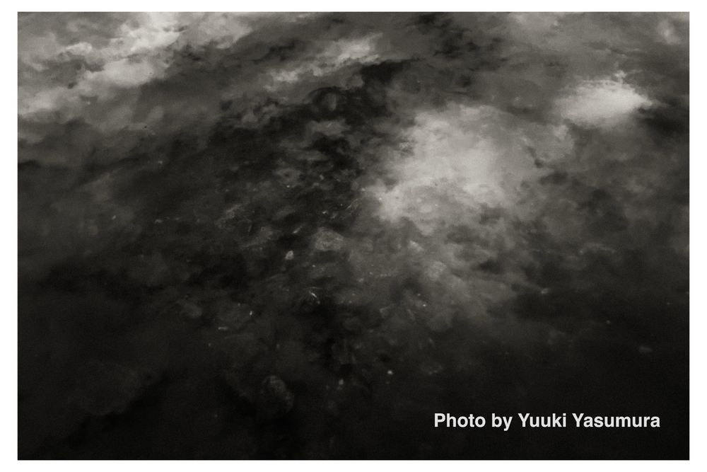 Blue Sky Reflected on the Water's Surface, Tokyo in 2025.