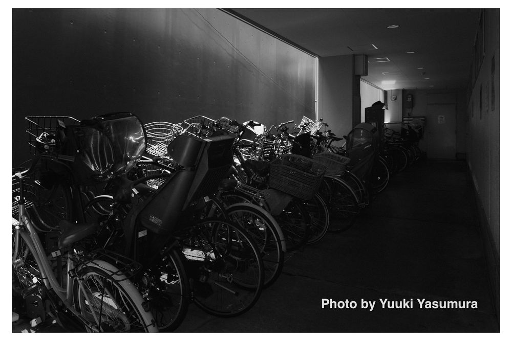 Bicycle parking, Tokyo in 2025.
