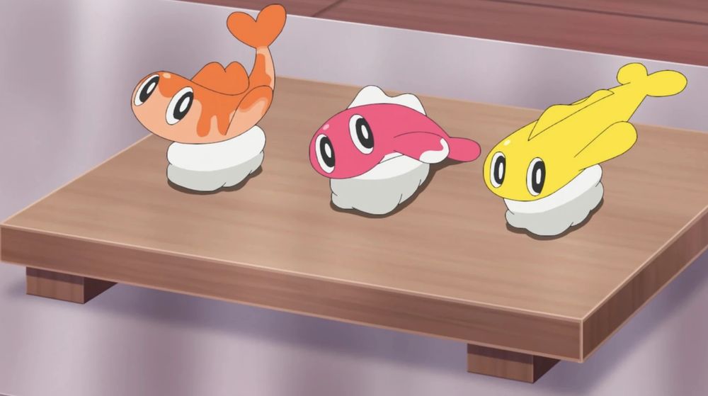 tatsugiri (curly, droopy, and stretchy forms) from gen 9