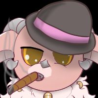 Jester the character from the animation above but dressed like a mobster with a bowler hat, cigar and a whole lot of attitude!