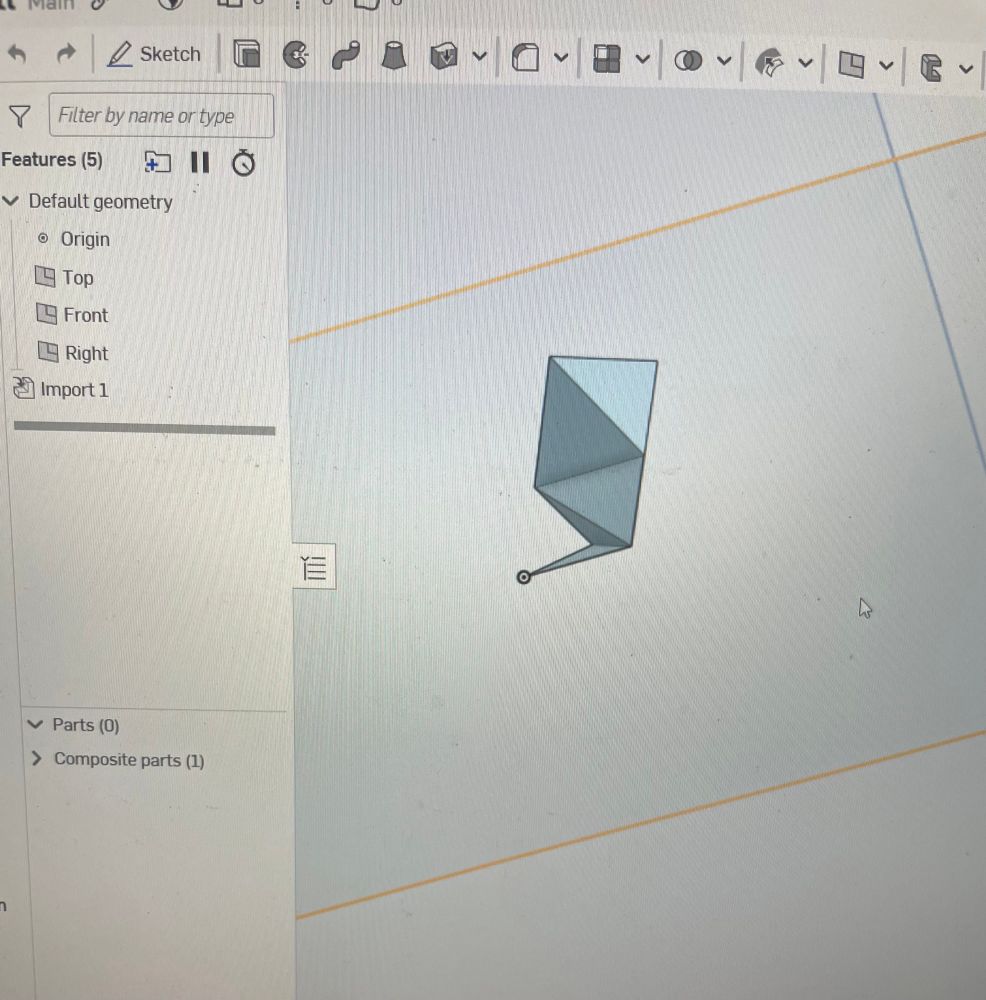 Weird globs of triangles