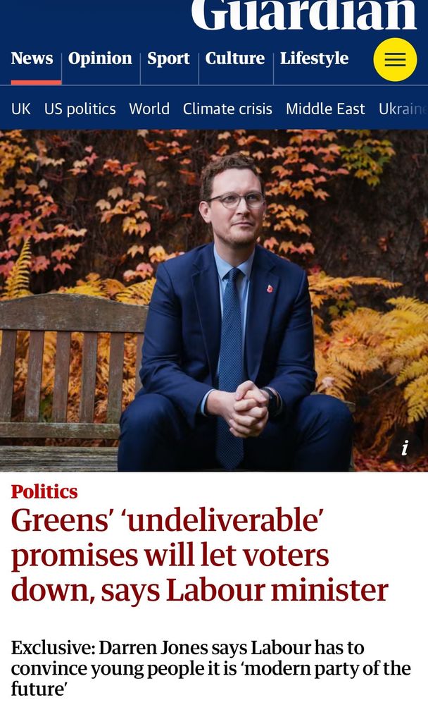 Politics
Greens' 'undeliverable' promises will let voters down, says Labour minister
Exclusive: Darren Jones says Labour has to convince young people it is 'modern party of the future'