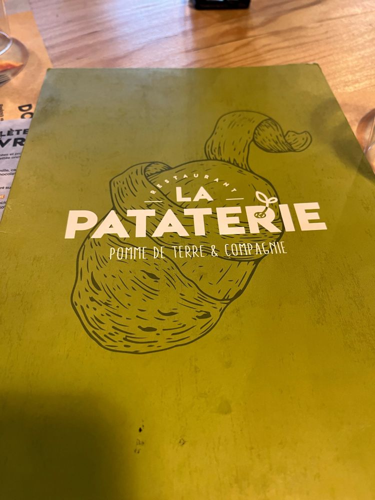 Le nouveau logo du restaurant "La pataterie"