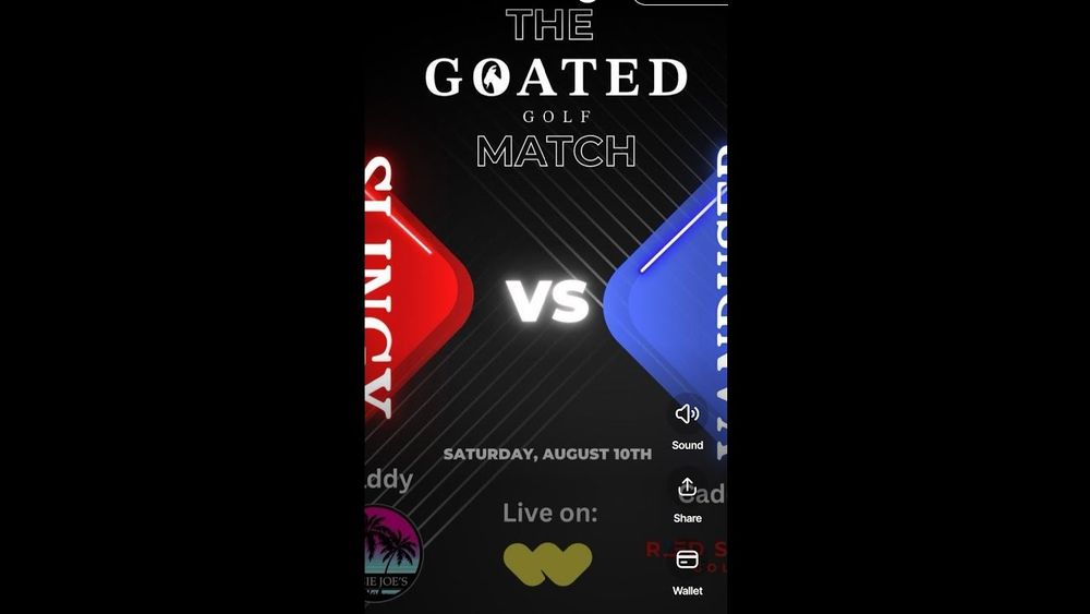 Whatnot 🐐Goated vs Slingy Golf Match Live From Florida 8-10-2024