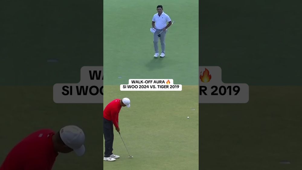 Si Woo Kim's walk-off looks awfully familiar 🐅👀