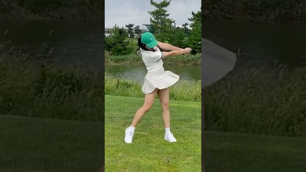 팡야 🐰✨| KLPGA 리지프로 #golfswing #golf #골프스윙