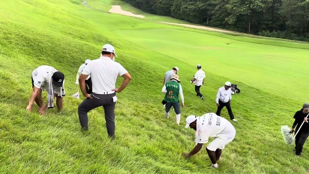 KPGA 코오롱한국오픈 Kolon Korea open golf championship 4R Out of bounds 최진호 Choi Jinho 프로