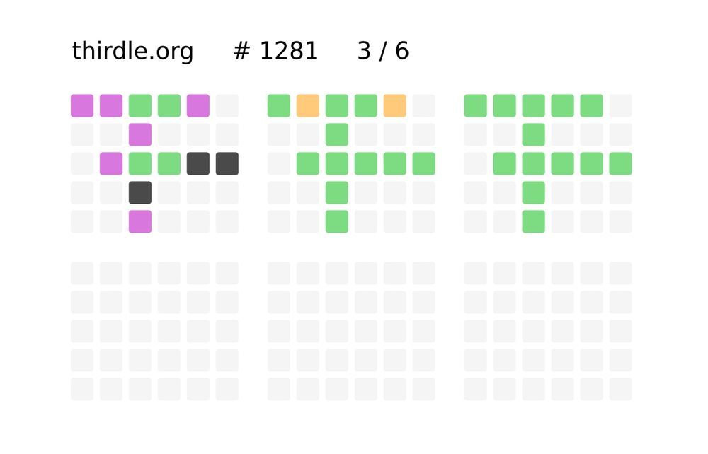 Thirdle # 1281 3/6 