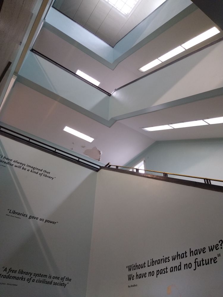 Sheffield Central Library staircase 