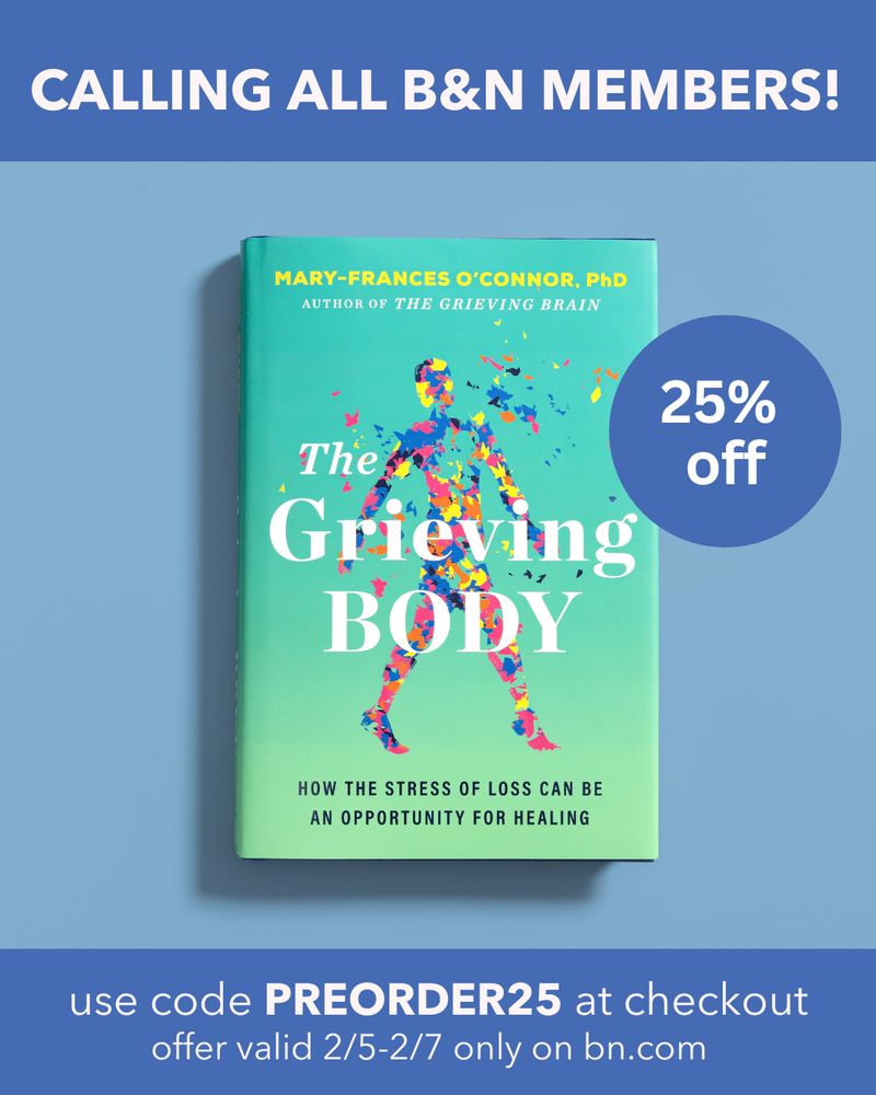 PREORDER25 code for 25% off The Grieving Body book