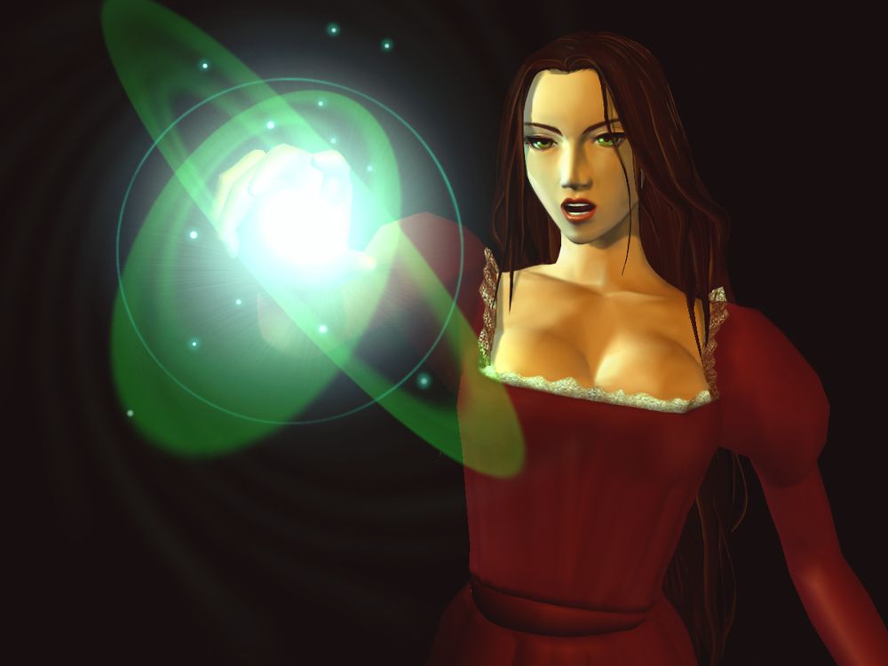 Hi-res render of Melissa from Parasite Eve from a GamePro assets disc