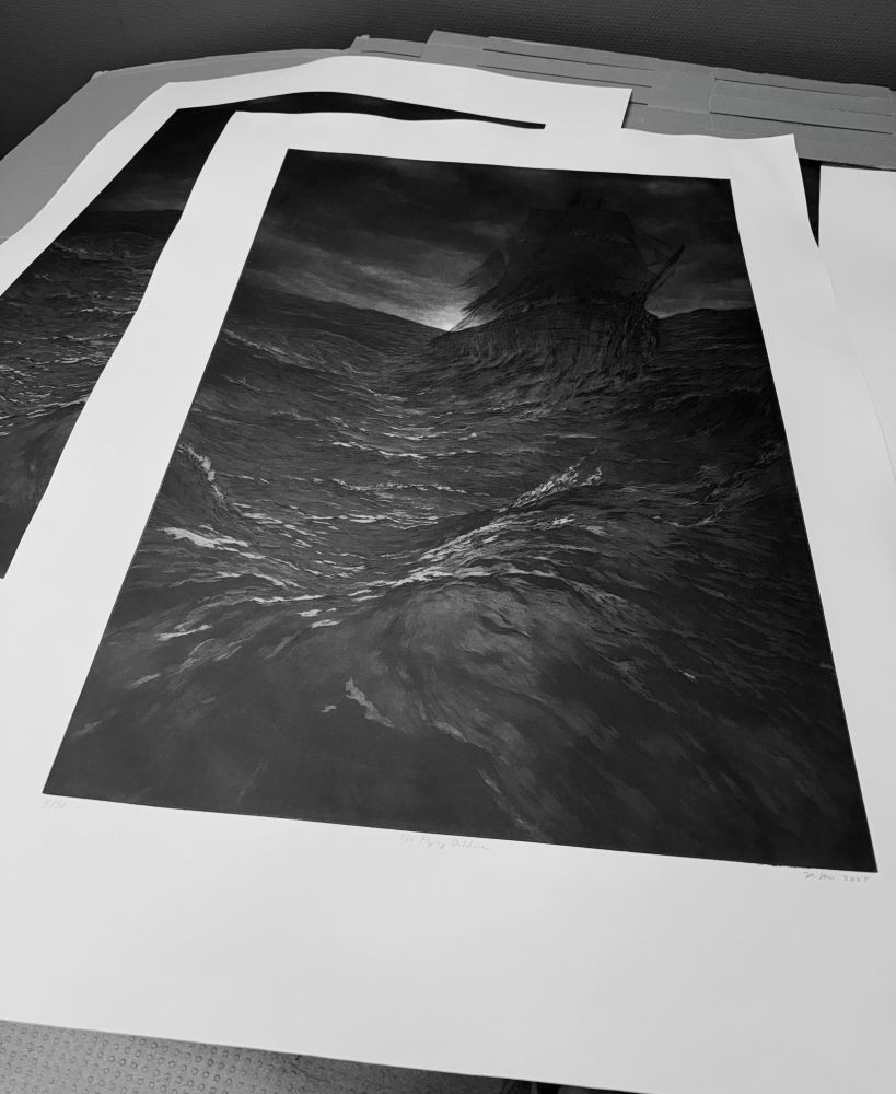 Photo of etching prints