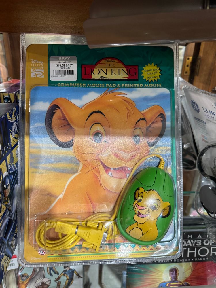 Lion King Simba mouse and mouse pad