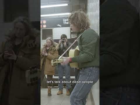 Only Cowards Believe in Peace #nyc #subway  #folk