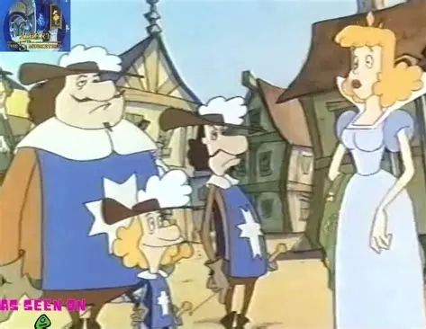 A still from 1993 cartoon, "Albert the fifth musketeer"