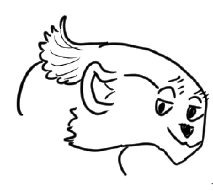 An Uqhetl naacal with a hairdo