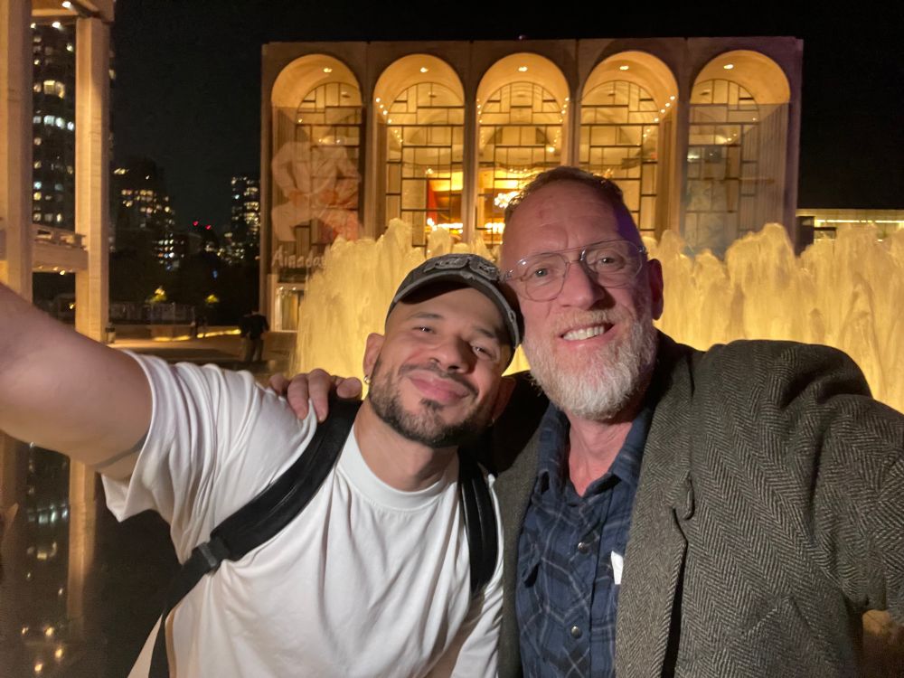 Jose at Lincoln Center for the Cronenberg film