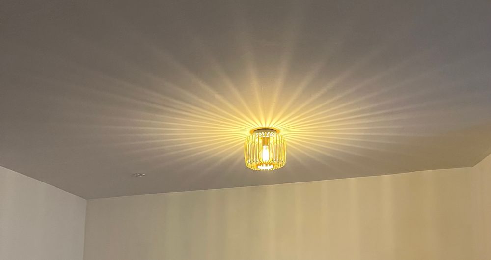 Photo de mon nouveau plafonnier 