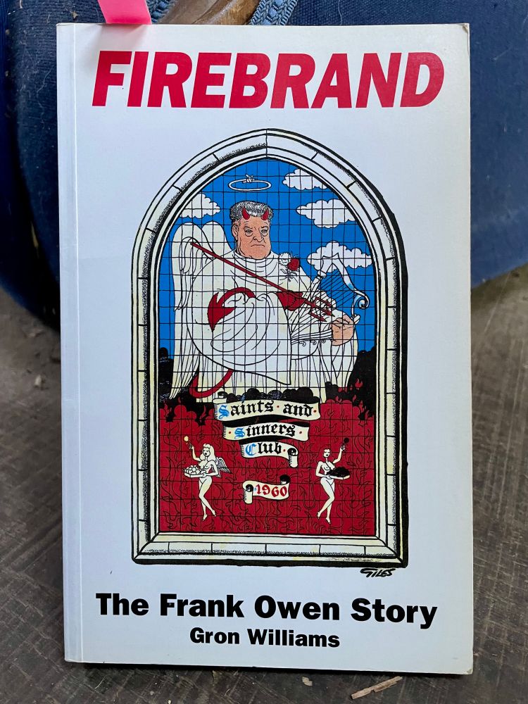 A book, Firebrand by Gron Williams.