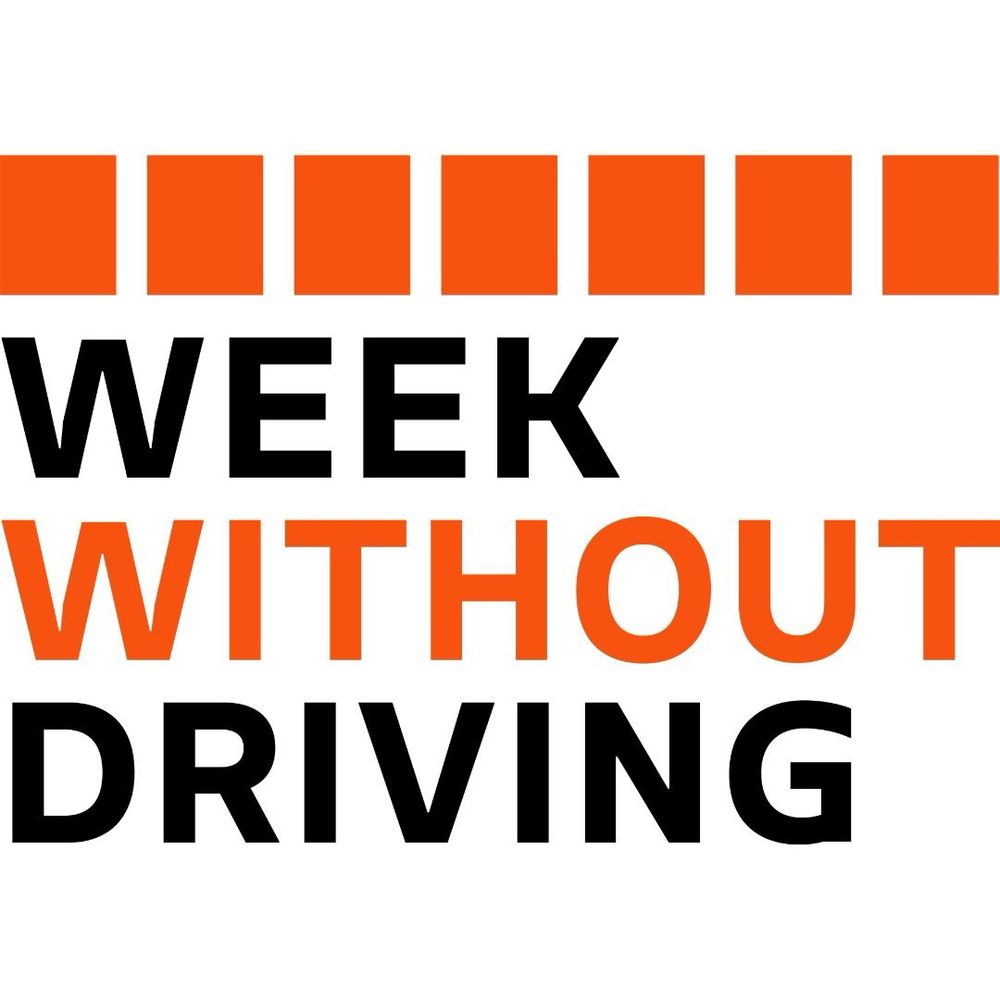 Text reading “week without driving.”