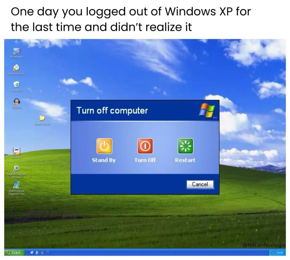 One day you logged out of windows do for the last time and didn’t even know it. 