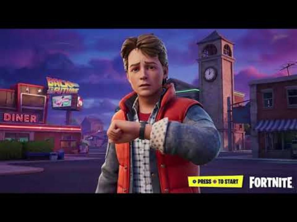 MARTY MCFLY IS IN FORTNITE