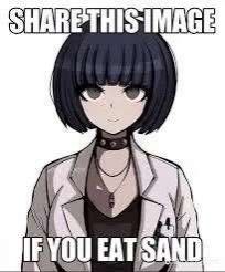 Share this image if you eat sand