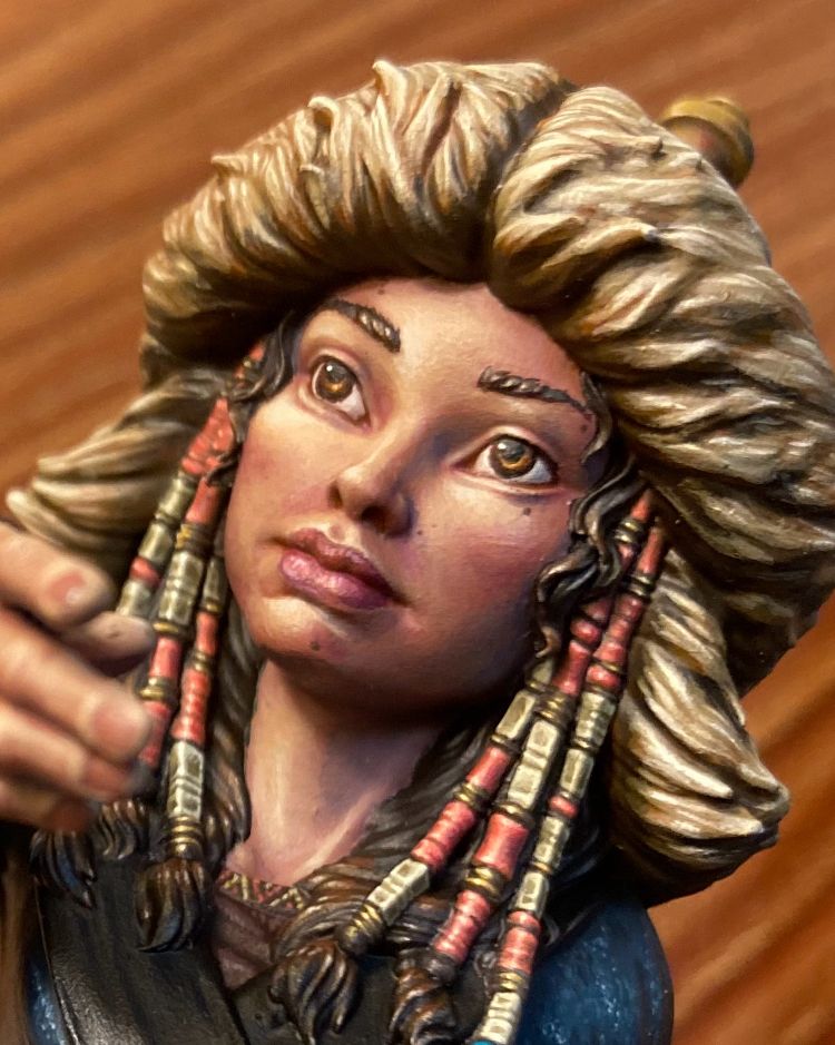 Central Asian falconer bust