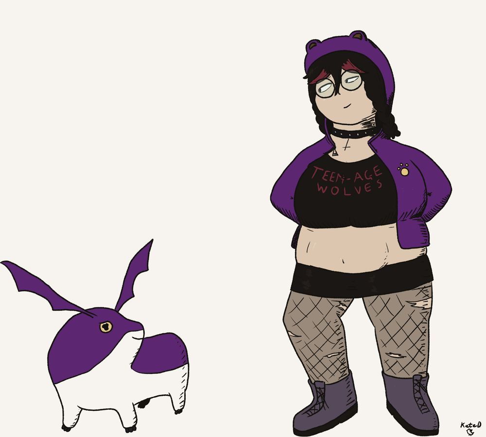 Chimiko and Tsukaimon sharing a conspiratorial glance