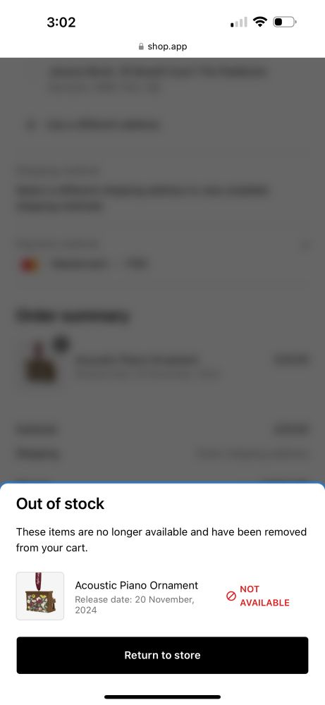 Taylor Swift store glitching 