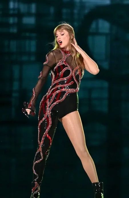 Red snake reputation outfit for the eras tour