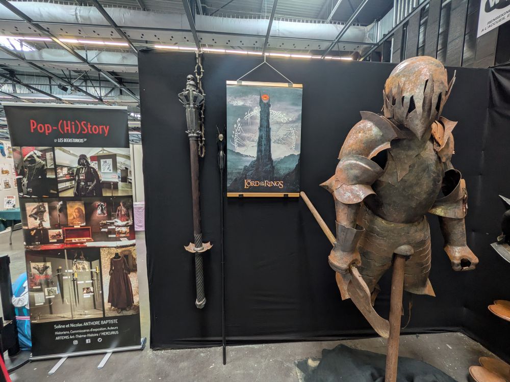 Partie Seigneur des anneaux de l'exposition 