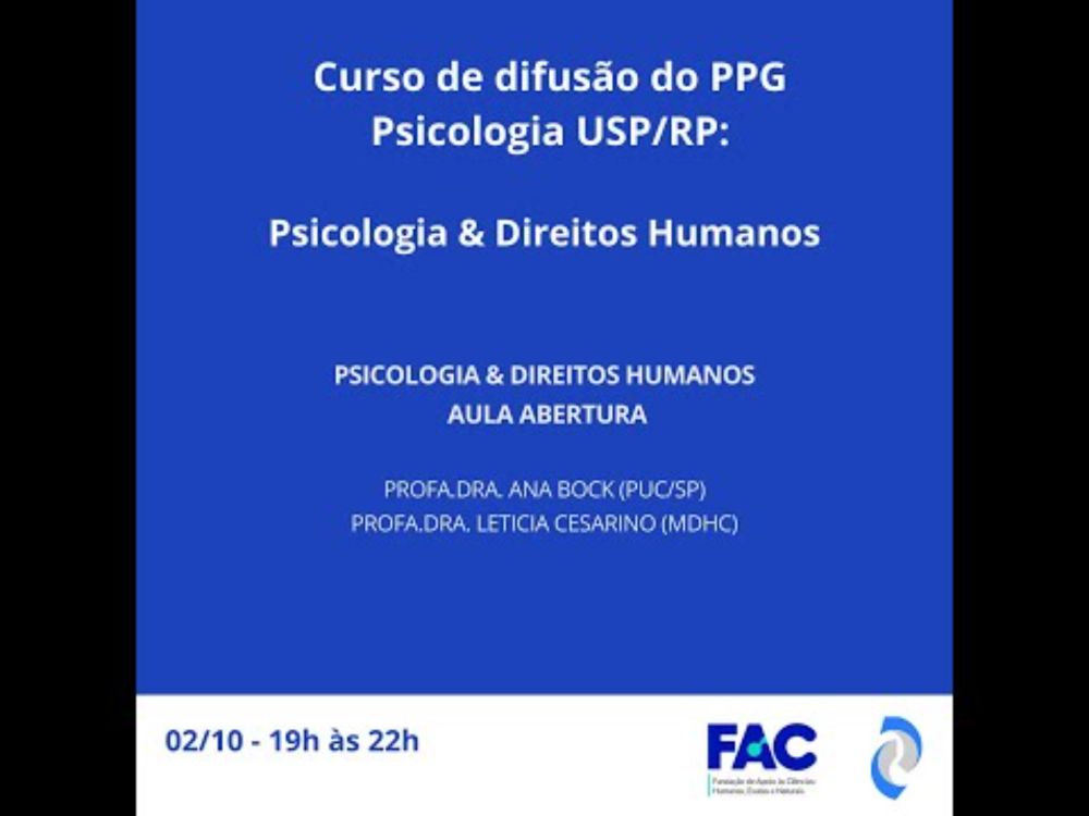 Curso Psicologia & Direitos Humanos