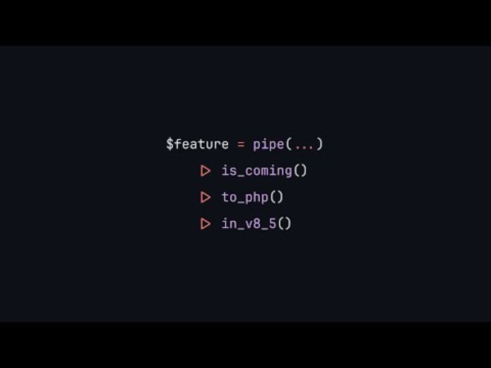 PIPELINES coming to PHP 8.5!?