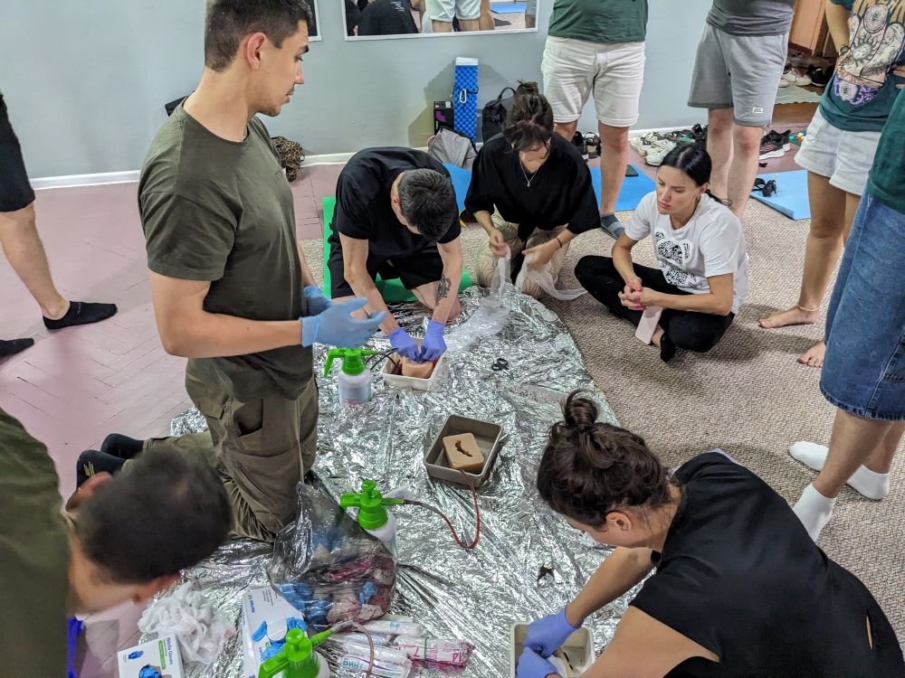 wound tamponade, training course 