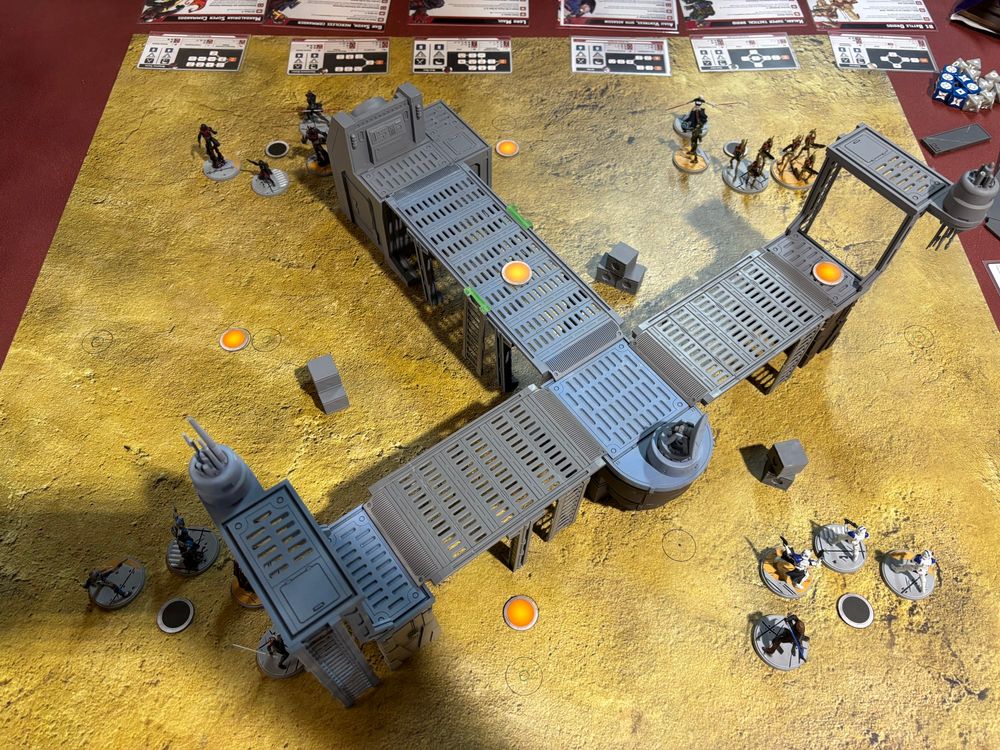 Shatterpoint board set up