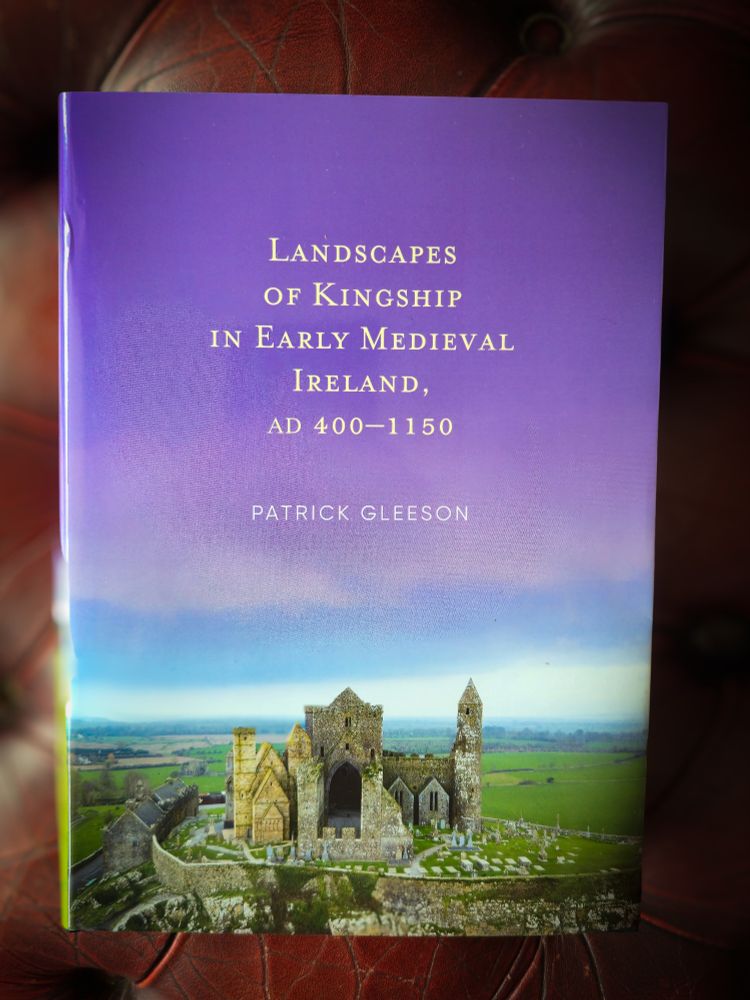 The cover of the new book Landscapes of Kingship in Early Medieval Ireland by Patrick Gleeson