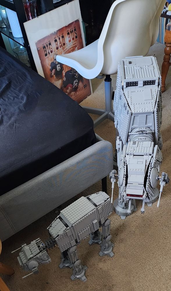 Mommy and baby Lego AT-AT